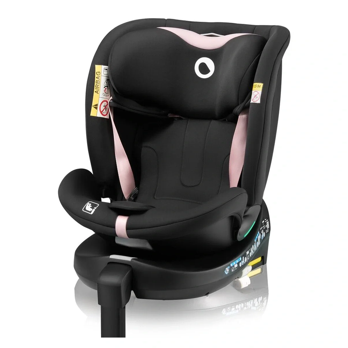 Scaun auto, Lionelo, i-Size Navy, 0-36 Kg, 40-150 cm, Cu isofix si picior de fixare, Protectie laterala, Rotire 360 [20]
