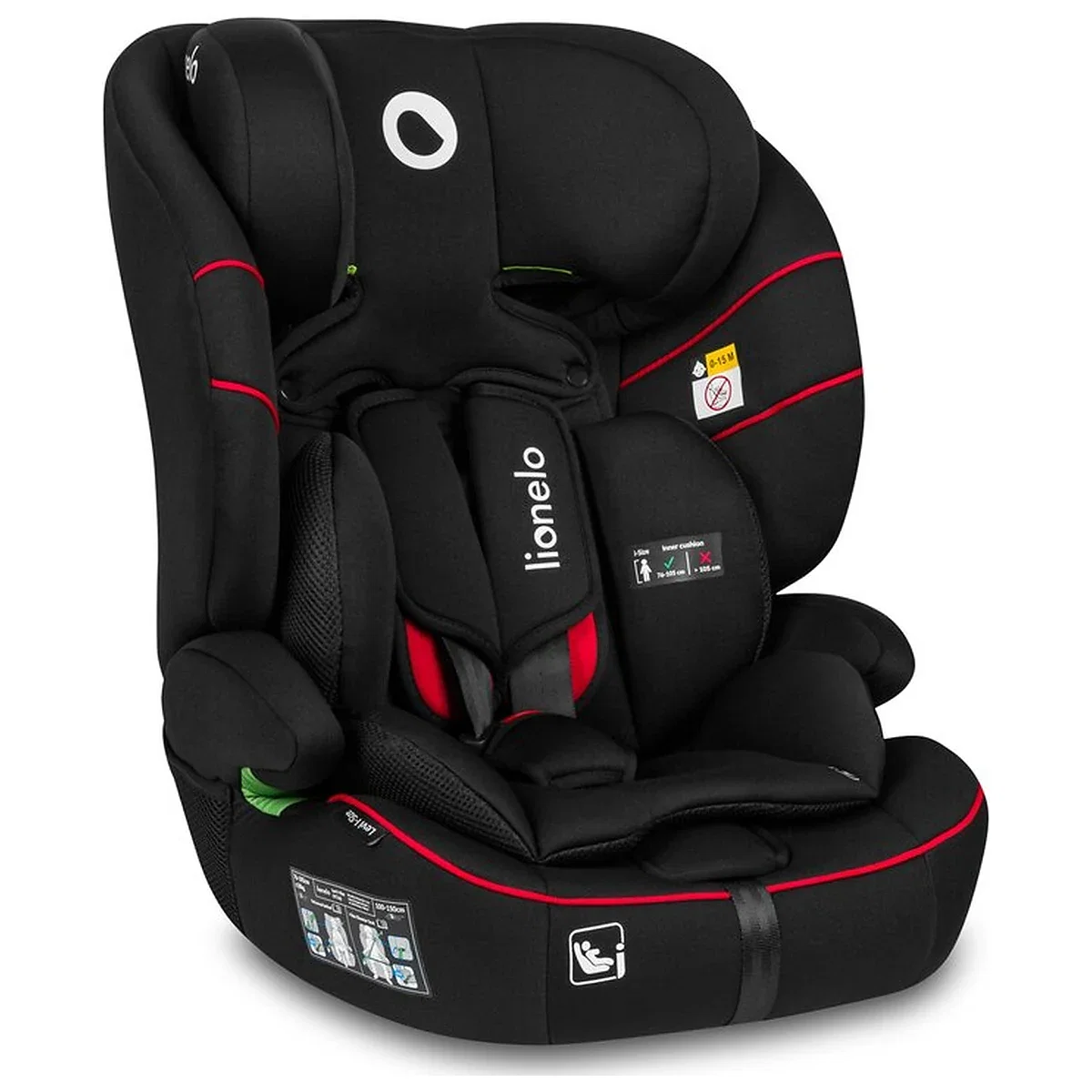 Scaun auto, Lionelo, Levi i-Size, Universal, Instalare FWF, Cu tetiera reglabila in 10 pozitii, Cu spatar detasabil, [2]