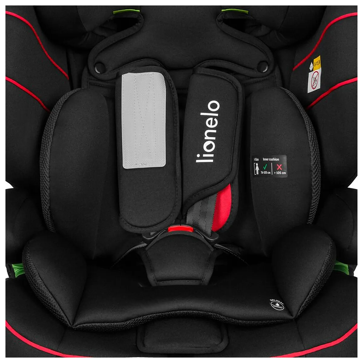 Scaun auto, Lionelo, Levi i-Size, Universal, Instalare FWF, Cu tetiera reglabila in 10 pozitii, Cu spatar detasabil, [9]