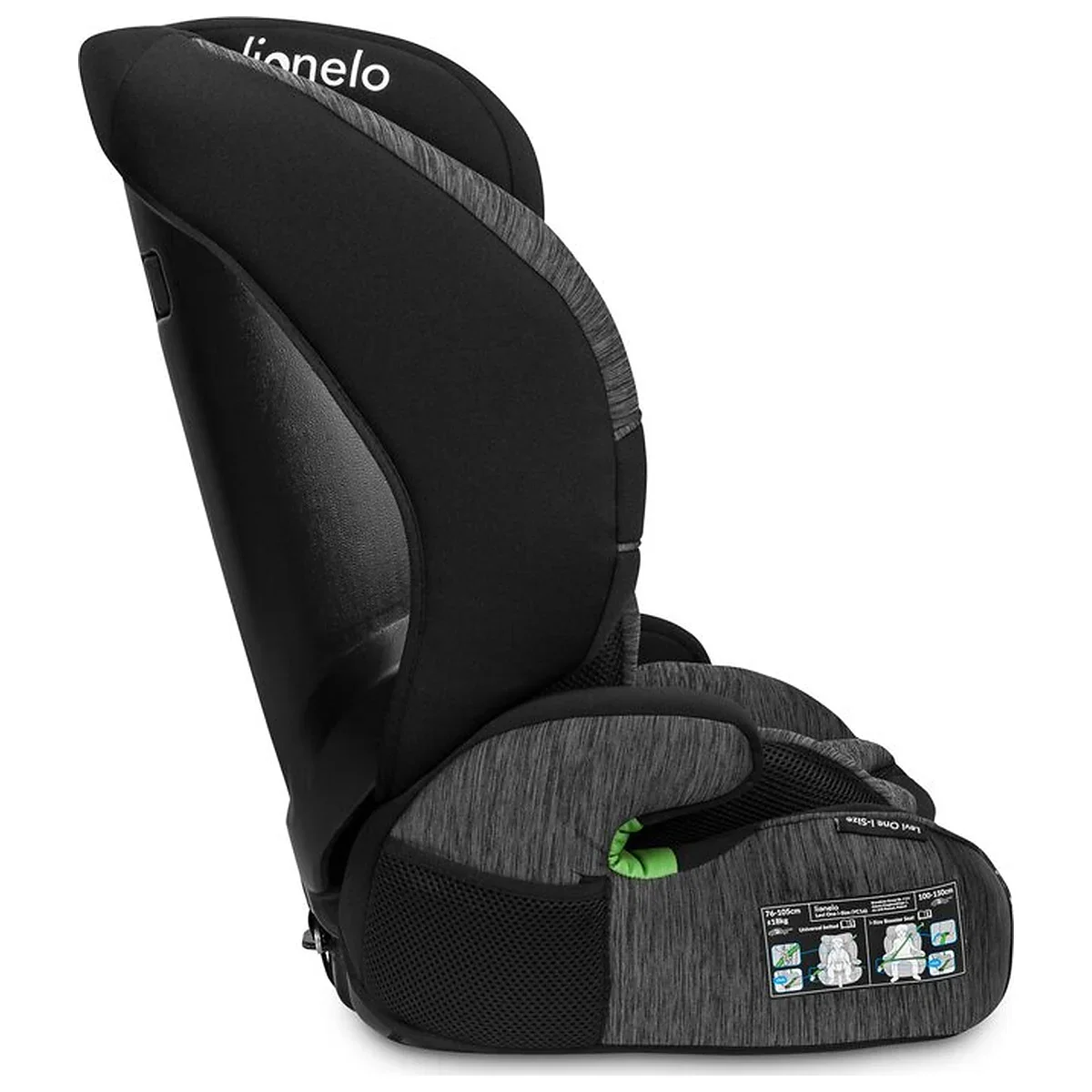Scaun auto, Lionelo, Levi One i-Size, Universal, Instalare FWF, Cu tetiera reglabila in 10 pozitii, Cu spatar [7]