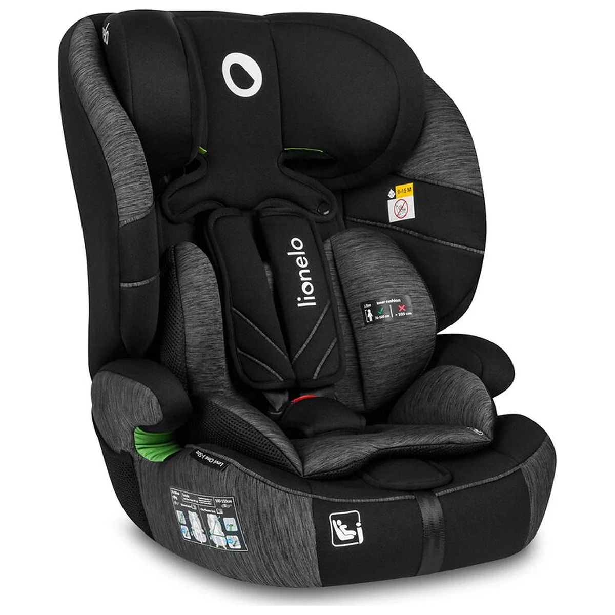 Scaune auto - Scaun auto, Lionelo, Levi One i-Size, Universal, Instalare FWF, Cu tetiera reglabila in 10 pozitii, Cu spatar