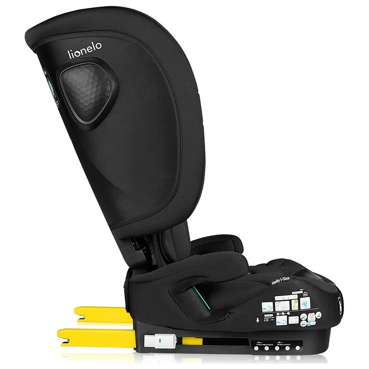 Scaun auto pliabil, Lionelo, Nelly, i-Size, 76- 150 cm, Tetiera reglabila in 15 pozitii, Spatar reglabil in 4 pozitii, [15]