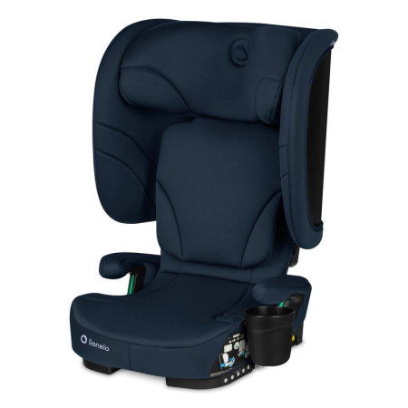 Scaun auto pliabil, Lionelo, Orin, i-Size, 100-150 cm, Isofix+Top Tether, Husa transport, Albastru [7]