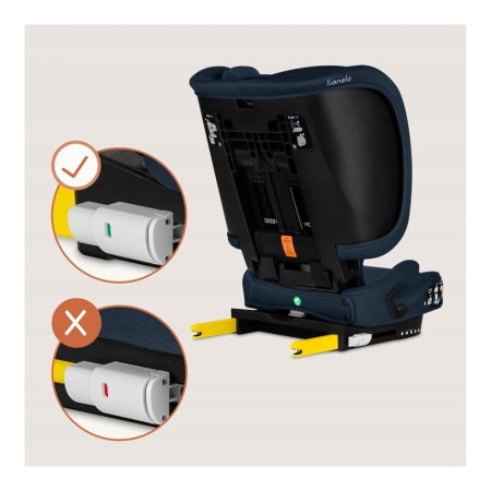 Scaun auto pliabil, Lionelo, Orin, i-Size, 100-150 cm, Isofix+Top Tether, Husa transport, Albastru [27]