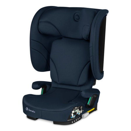 Scaun auto pliabil, Lionelo, Orin, i-Size, 100-150 cm, Isofix+Top Tether, Husa transport, Albastru [6]