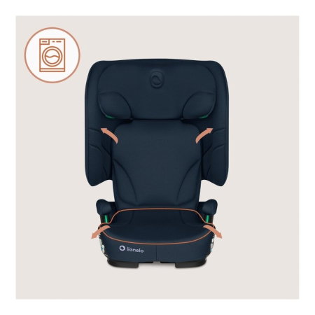 Scaun auto pliabil, Lionelo, Orin, i-Size, 100-150 cm, Isofix+Top Tether, Husa transport, Albastru [25]