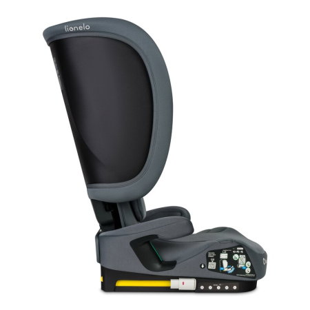Scaun auto pliabil, Lionelo, Orin, i-Size, 100-150 cm, Isofix+Top Tether, Husa transport, Gri Grafit [14]