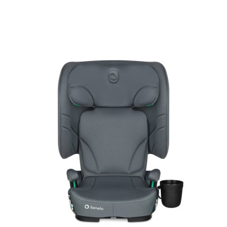 Scaun auto pliabil, Lionelo, Orin, i-Size, 100-150 cm, Isofix+Top Tether, Husa transport, Gri Grafit [10]