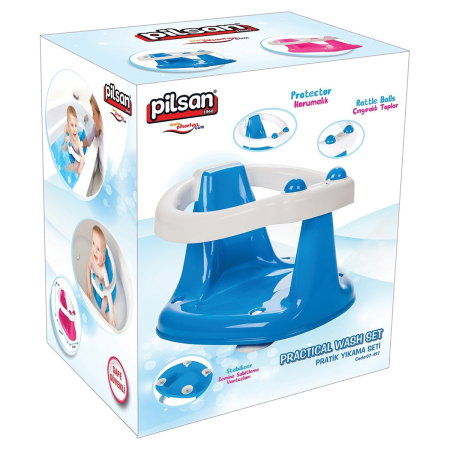 Scaun de baie Pilsan Practical Bath Set blue 6 luni + [1]