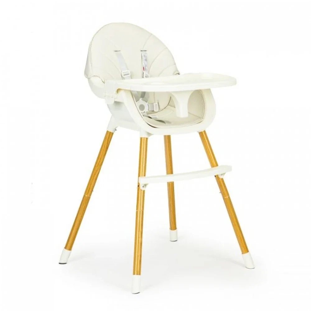 Scaun de masa 2 in 1 - Bej Ecotoys 6 luni+ [1]