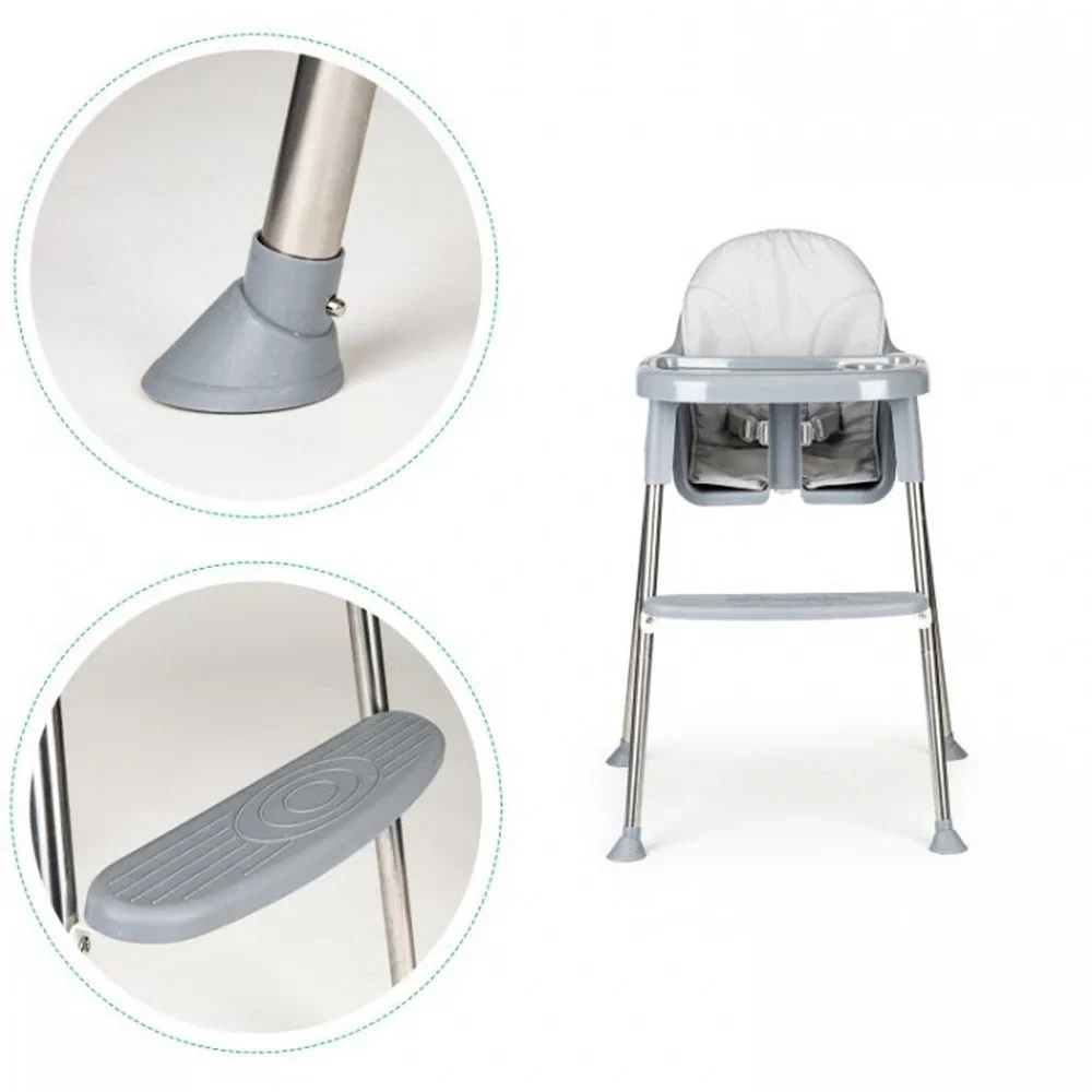 Scaun De Masa 2 In 1 Cu Tapiterie Ecotoys Hc-135c - Gri [5]