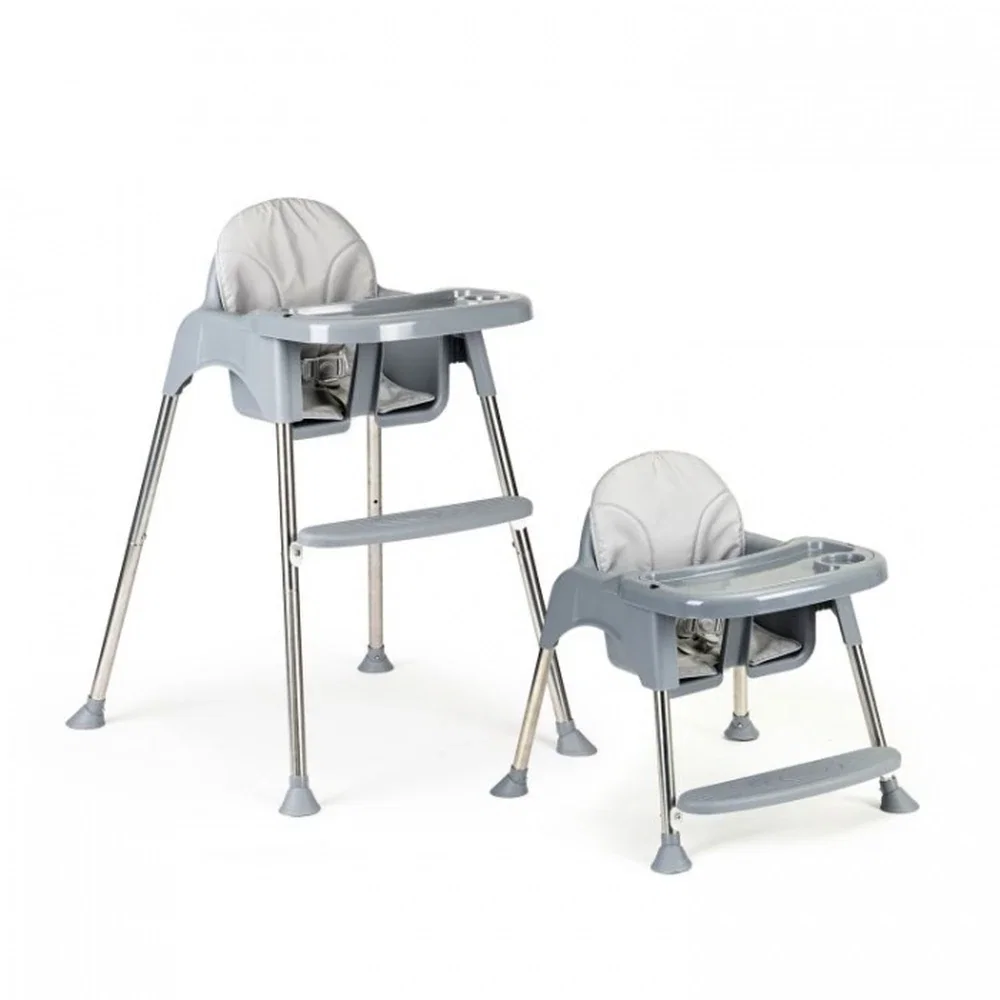 Scaun De Masa 2 In 1 Cu Tapiterie Ecotoys Hc-135c - Gri [9]