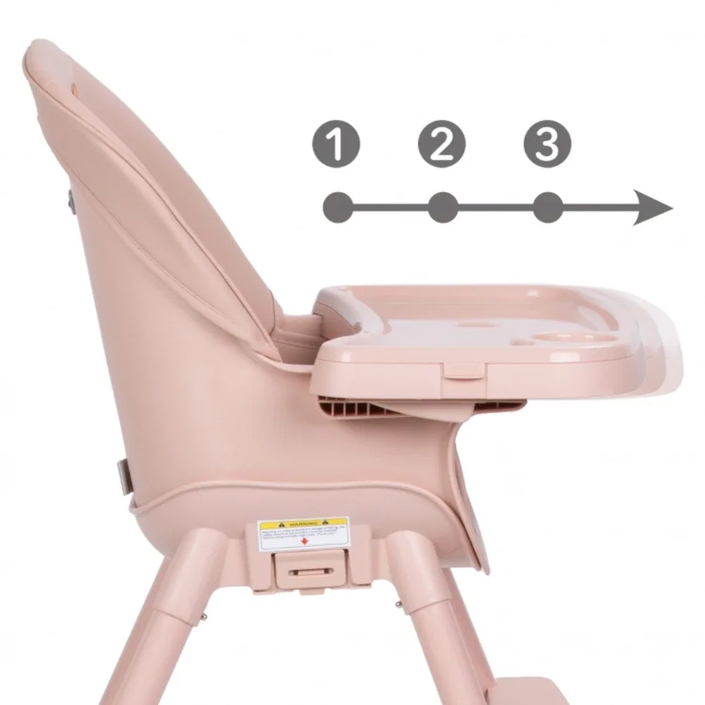 Scaun de masa 4 in 1 Kidwell EATAN Pink 6 ani [7]