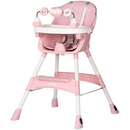 Ora mesei - Scaun de masa Chipolino Avocado powder pink