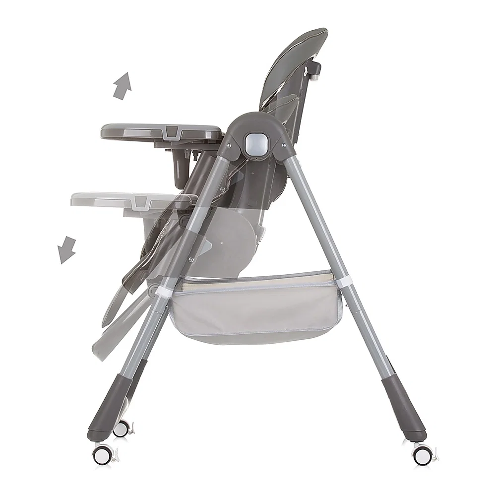 Scaun de masa Chipolino First Spoon ash grey 6 luni [4]