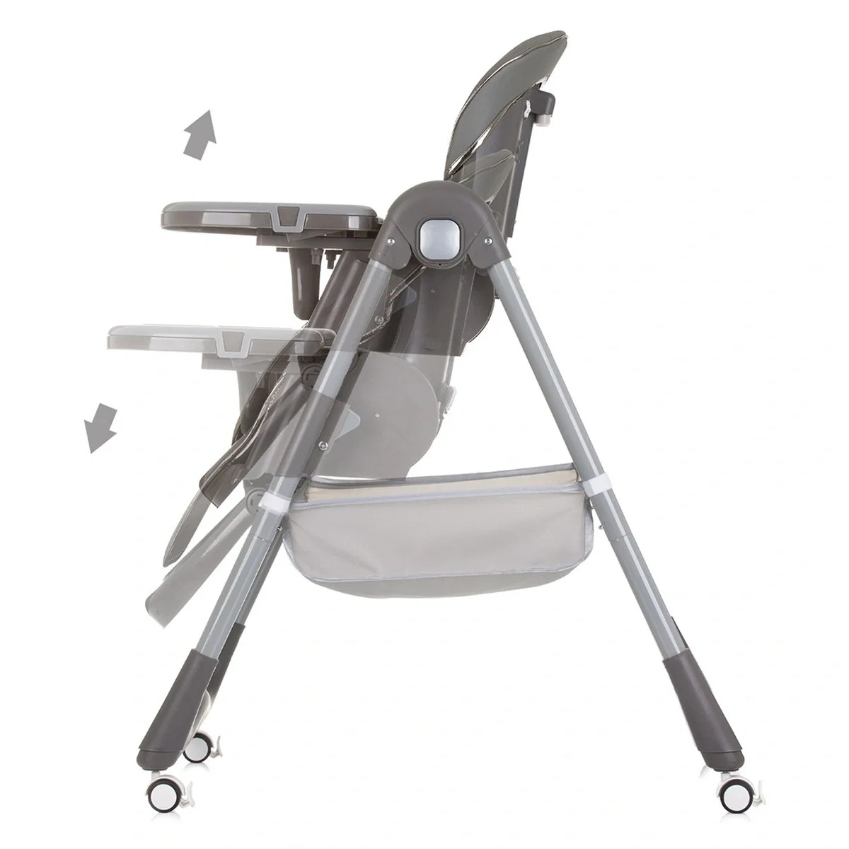 Scaun de masa Chipolino First Spoon ash grey 6 luni [11]