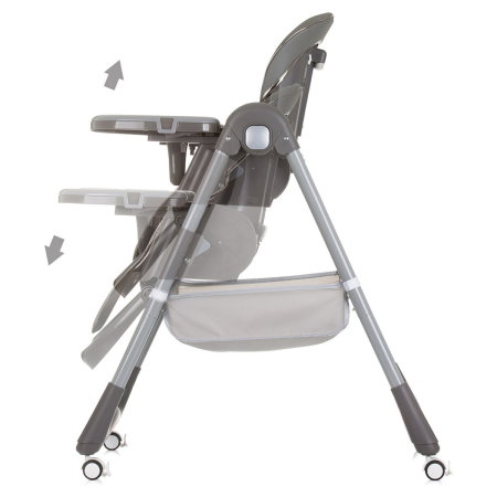 Scaun de masa Chipolino First Spoon ash grey 6 luni [4]