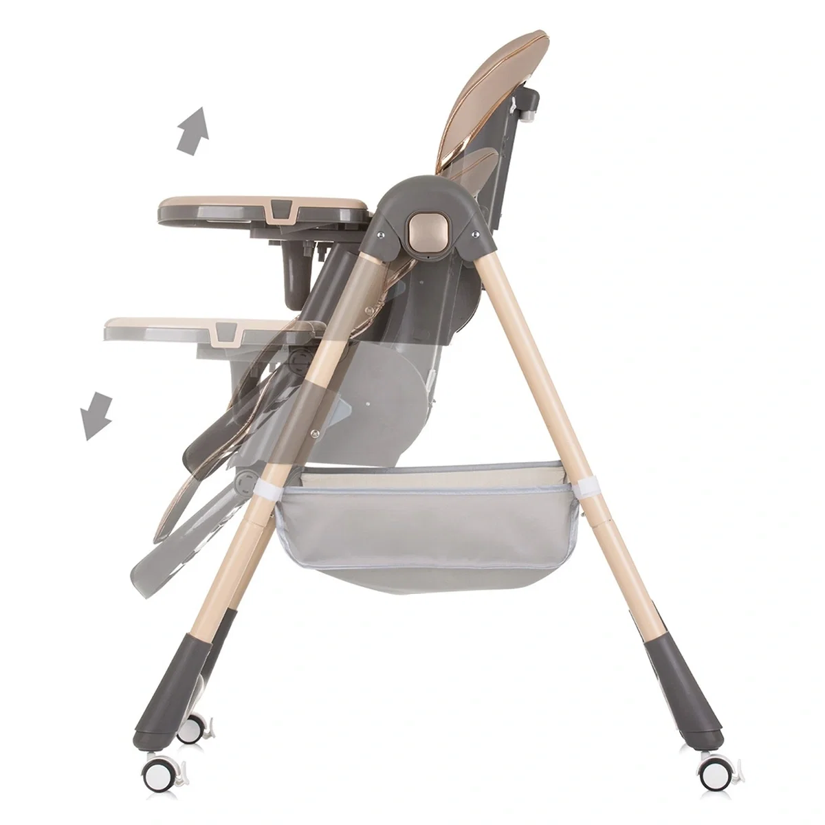 Scaun de masa Chipolino First Spoon macadamia 6 luni [4]