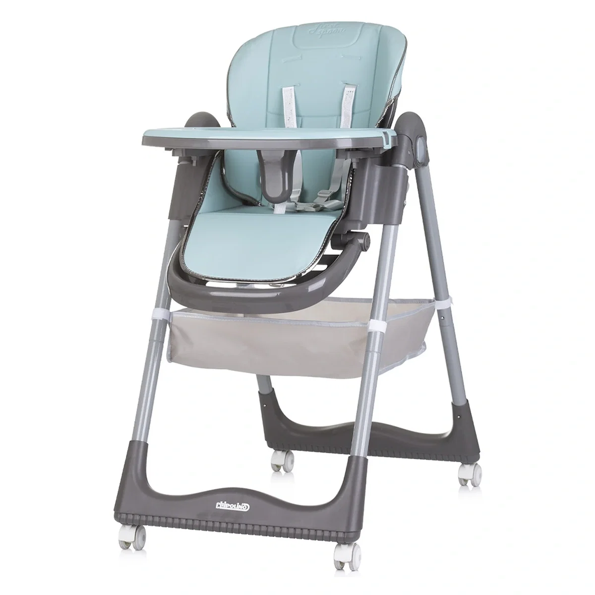 Scaun de masa Chipolino First Spoon teal 6 luni [1]