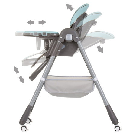 Scaun de masa Chipolino First Spoon teal 6 luni [5]
