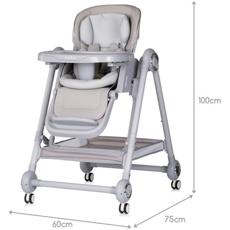 Scaun de masa Chipolino Melba 2 in 1 platinum [1]