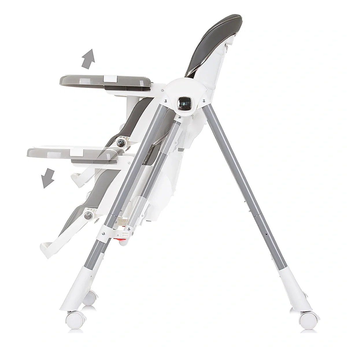 Scaun de masa Chipolino Milk Shake 2 in 1, Ash grey 6 luni [4]