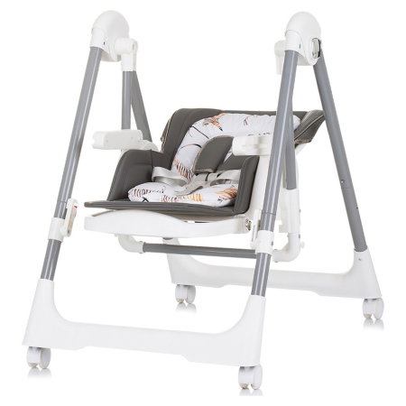 Scaun de masa Chipolino Milk Shake 2 in 1, Ash grey 6 luni [2]