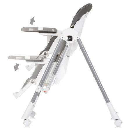 Scaun de masa Chipolino Milk Shake 2 in 1, Ash grey 6 luni [4]