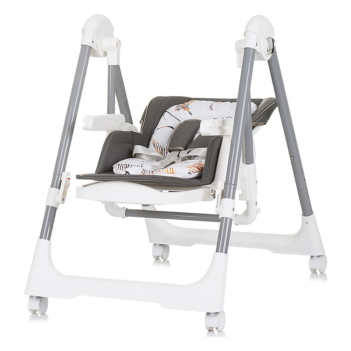 Scaun de masa Chipolino Milk Shake 2 in 1, Ash grey 6 luni [2]