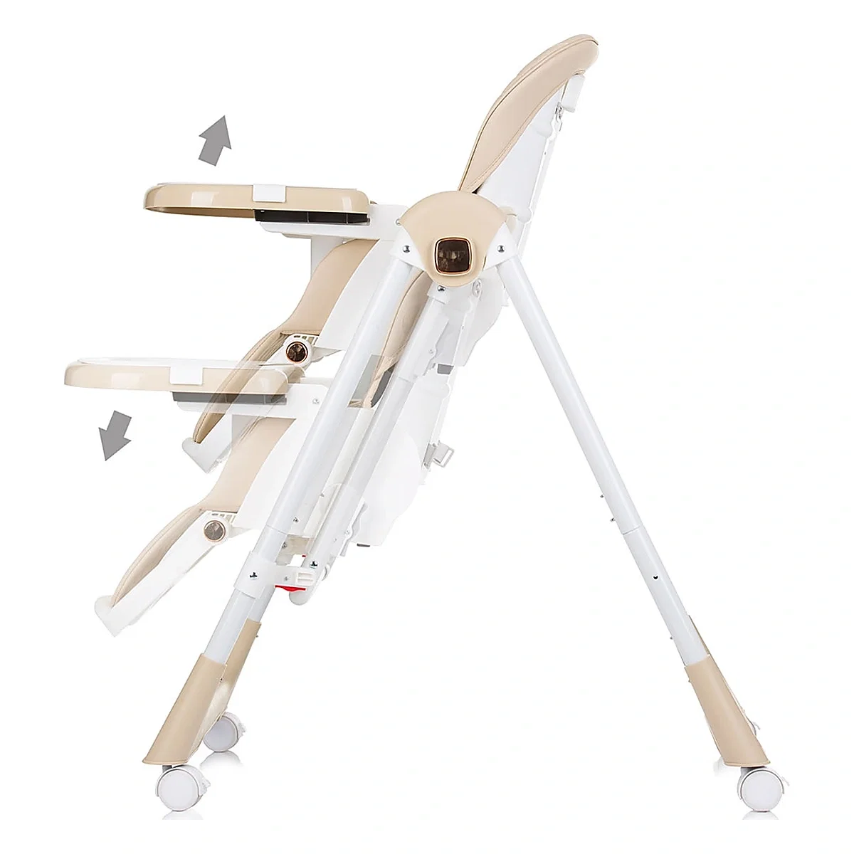 Scaun de masa Chipolino Milk Shake 2 in 1, Beige 6 luni [4]