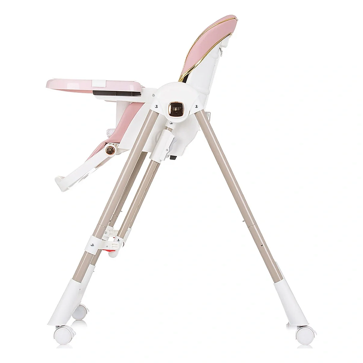 Scaun de masa Chipolino Milk Shake 2 in 1, Flamingo 6 luni [3]