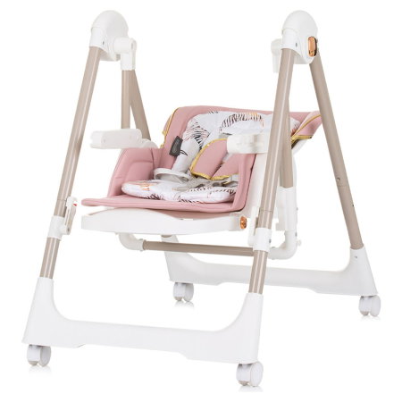 Scaun de masa Chipolino Milk Shake 2 in 1, Flamingo 6 luni [2]