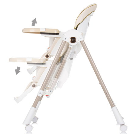 Scaun de masa Chipolino Milk Shake 2 in 1, Macadamia 6 luni [4]