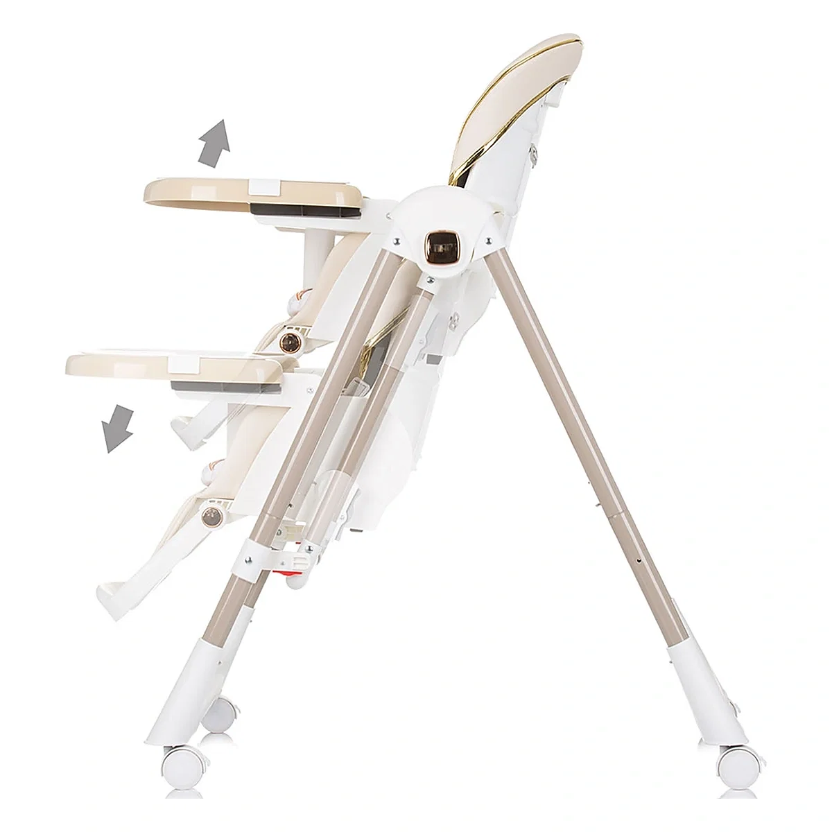 Scaun de masa Chipolino Milk Shake 2 in 1, Macadamia 6 luni [4]