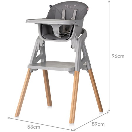 Scaun de masa Chipolino Multi 4 in 1 charcoal [2]