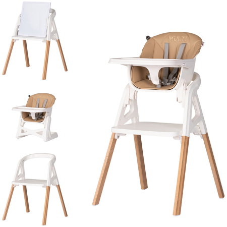 Ora mesei - Scaun de masa Chipolino Multi 4 in 1 latte