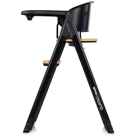 Scaun de masa Chipolino Quatro 4 in 1 (scaun de masa, balansoar, turn de invatare, scaun adulti), Charcoal [4]