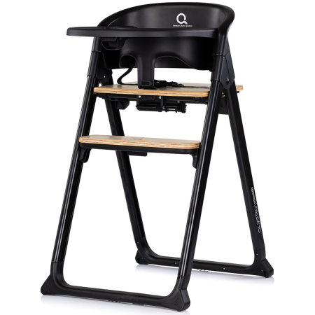Scaun de masa Chipolino Quatro 4 in 1 (scaun de masa, balansoar, turn de invatare, scaun adulti), Charcoal [3]