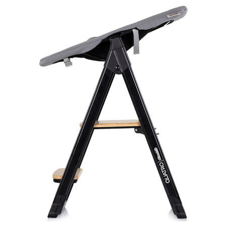 Scaun de masa Chipolino Quatro 4 in 1 (scaun de masa, balansoar, turn de invatare, scaun adulti), Charcoal [2]