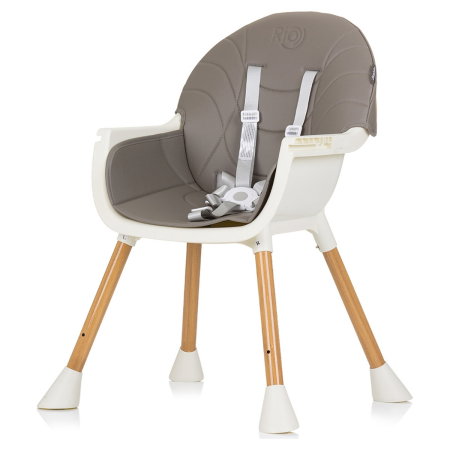 Scaun de masa Chipolino Rio 2 in 1 graphite 6 luni [3]