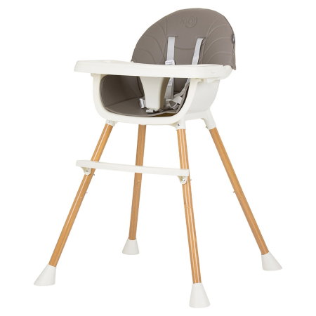 Scaune de masa - Scaun de masa Chipolino Rio 2 in 1 graphite 6 luni