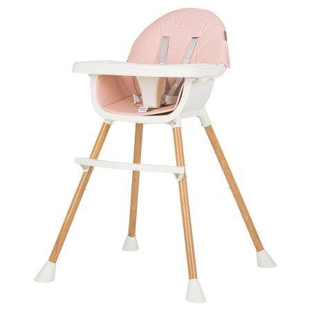 Scaune de masa - Scaun de masa Chipolino Rio 2 in 1 rose water 6 luni