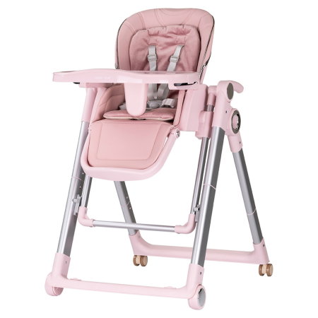 Scaune de masa - Scaun de masa Chipolino Super Chef 2 in 1, Pink marshmallow 6 luni