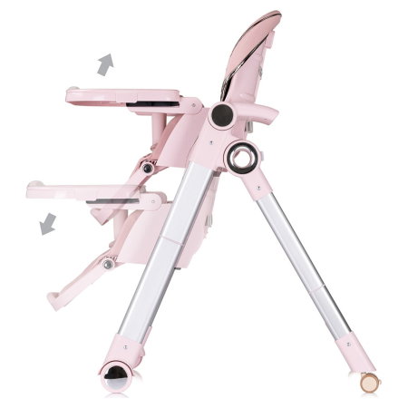 Scaun de masa Chipolino Super Chef 2 in 1, Pink marshmallow 6 luni [4]