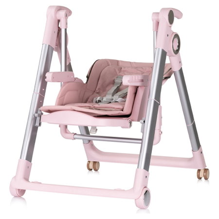 Scaun de masa Chipolino Super Chef 2 in 1, Pink marshmallow 6 luni [2]