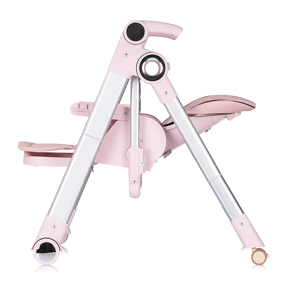 Scaun de masa Chipolino Super Chef 2 in 1, Pink marshmallow 6 luni [6]