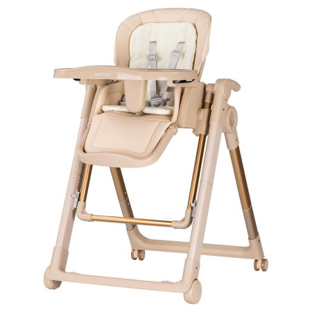 Scaune de masa - Scaun de masa Chipolino Super Chef 2 in 1, Tiramisu 6 luni