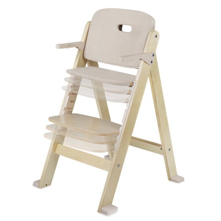 Scaun de masa, Lionelo, Floris, 3 in 1, Din Lemn, Transformabil, Reglabil pe inaltime in 4 pozitii, Suport picioare- 4 [7]