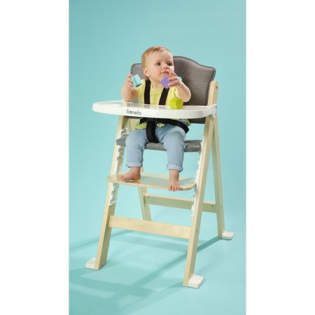 Scaun de masa, Lionelo, Floris, 3 in 1, Din Lemn, Transformabil, Reglabil pe inaltime in 4 pozitii, Suport picioare- 4 [24]