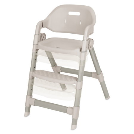 Scaun de masa, Lionelo, Matt, 3 in 1, Pliabil, Cu tava detasabila, Cu centuri de siguranta in 5 puncte, Suport pentru picioare si sezut reglabile, Pana la 110 kg, 6 luni - adult, Bej [8]